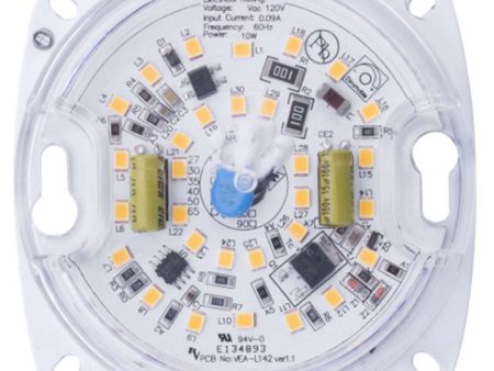 Sunlite 3-In 10w AC LED Light Engine Module CCT Selectable Dimmable - 75w equiv Online now