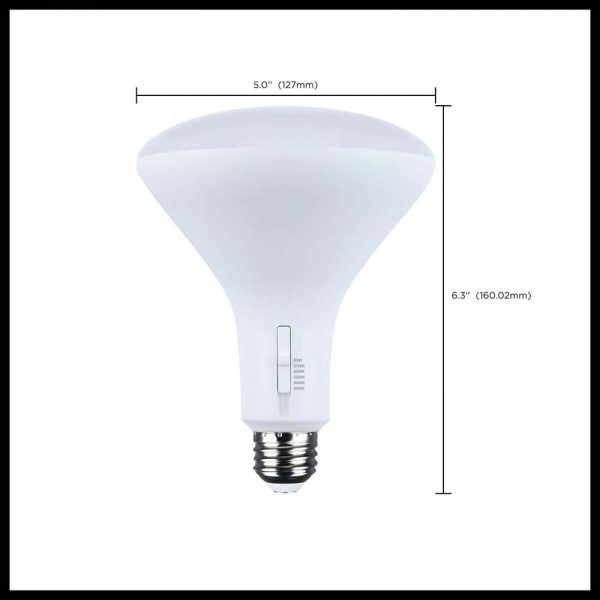 11w BR40 LED Reflector Bulb CCT Selectable Warm White to Natural Light 120v Online now