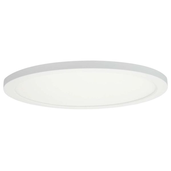 Sunlite 12-in 22w LED Round Mini Panel CCT Selectable Fixture - 150w equiv on Sale