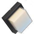 Sunlite 12w LED Square Modern Outdoor Light Fixture CCT Selectable - 60w equiv For Sale