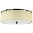 Sunlite 13-in 20w LED Flush Mount Fabric Single Drum CCT Selectable - 60w equiv Online Sale