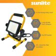 Sunlite 35w LED Portable Work Light Fixture 5F Power Cord 4000K Cool White Hot on Sale