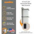 Sunlite 10-In 12w LED Horizontal Band Wall Sconce CCT Selectable - 75w equiv For Discount