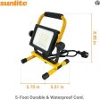 Sunlite 35w LED Portable Work Light Fixture 5F Power Cord 4000K Cool White Hot on Sale