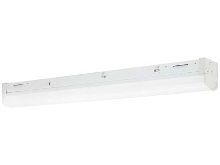 Sunlite 24-in LED Linear Strip Fixture CCT Wattage Selectable Dimmable 120-277v Supply