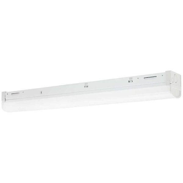 Sunlite 24-in LED Linear Strip Fixture CCT Wattage Selectable Dimmable 120-277v Supply