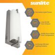 Sunlite 12.3-In 15w LED Modern Wall Sconce Fixture 3000K Dimmable - 60w equiv Online Sale