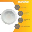 Sunlite 9.5-in LED Commercial Recessed Downlight CCT Wattage Selectable Fixture Sale