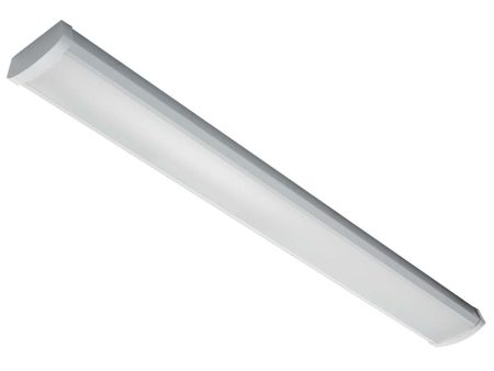 Sunlite 48-in Linear Strip Wraparound Fixture CCT Wattage Selectable 120-277V Hot on Sale