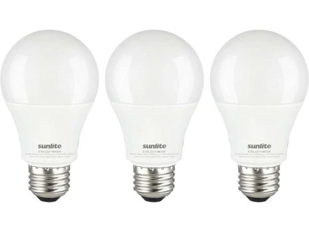 3Pk - Sunlite 15w A19 LED 1500Lm E26 Base 3000K Warm White Bulb - 100w equiv Online Hot Sale