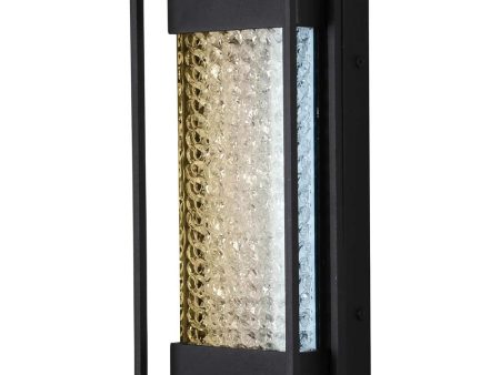 Sunlite 10w LED Acrylic Crystals Wall Sconce Fixture CCT Selectable - 60W equiv Discount