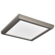 Blink Performer 10w 7-in LED Square Downlight 5CCT Tunable Brushed Nickel Finish For Discount