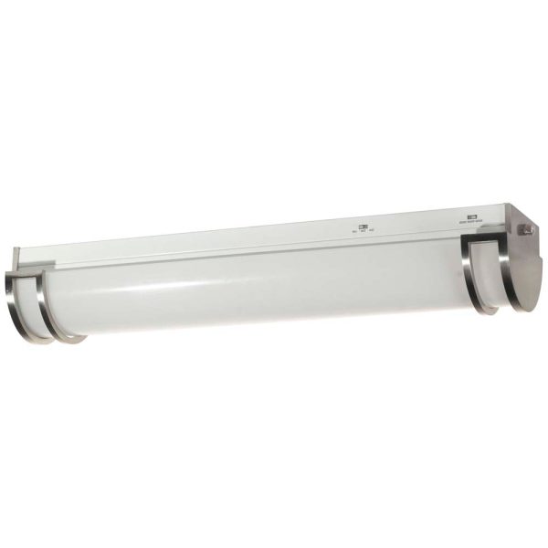 Sunlite 24-In Linear LED Bar Vanity Fixture CCT Wattage Selectable Dimmable on Sale