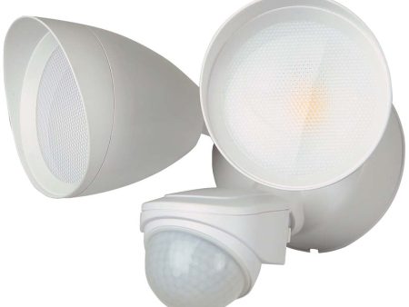 Sunlite 20w LED Outdoor Dual Head Security with Motion Sensor 3000K Fixture Online