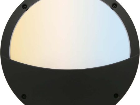 Sunlite 11-In 20w LED Wall Bulkhead Round Fixture CCT Selectable - 70w Equiv Online now