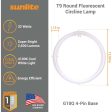 Sunlite 32w T9 Round Fluorescent Circline Lamp G10Q 4-Pin Base 4100K Cool White Online now