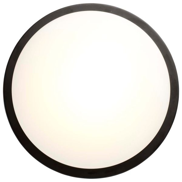 Blink Pro 11-in LED Flush Mount CCT Selectable Matte Black Finish 120v Online now