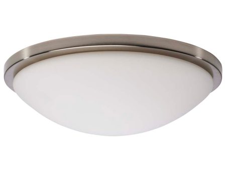 Blink Pro 17-in LED Flush Mount CCT Selectable Brushed Nickel Finish 120v Cheap