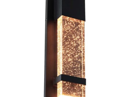 Sunlite 12w LED Raindrop Outdoor Wall Sconce Fixture CCT Selectable - 60w equiv For Sale