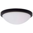 Blink Pro 11-in LED Flush Mount CCT Selectable Matte Black Finish 120v Online now