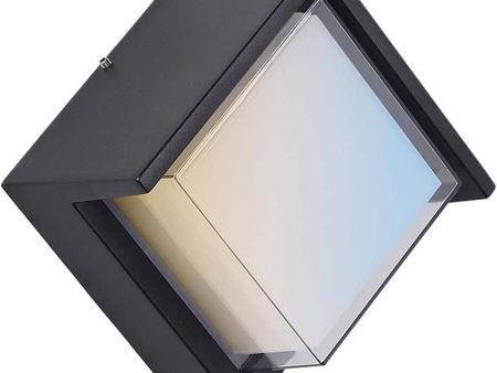 Sunlite 12w LED Canopy Square Modern Outdoor Fixture CCT Selectable - 60w equiv on Sale