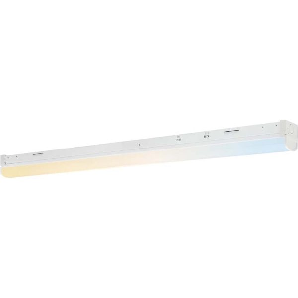 Sunlite 48-in LED Linear Strip Fixture CCT Wattage Selectable Dimmable 120-277v Cheap