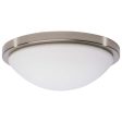 Blink Pro 11-in LED Flush Mount CCT Selectable Brushed Nickel Finish 120v Fashion