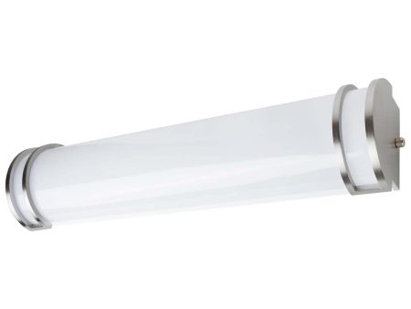 Sunlite 24-In Linear LED Bar Vanity Fixture CCT Wattage Selectable Dimmable on Sale