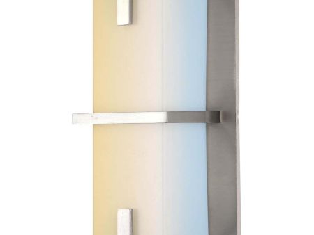 Sunlite 10-In 12w LED Rectangular Wall Sconce CCTSelectable Dimmable - 75w equiv Fashion