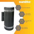 Sunlite 12w LED Half Circle Up Down CCT Selectable Outdoor Wall Sconce Fixture Sale