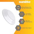 Sunlite 6-in 10w Round Flush Hardwire Retrofit Fixture CCT Tunable Dimmable Online Hot Sale