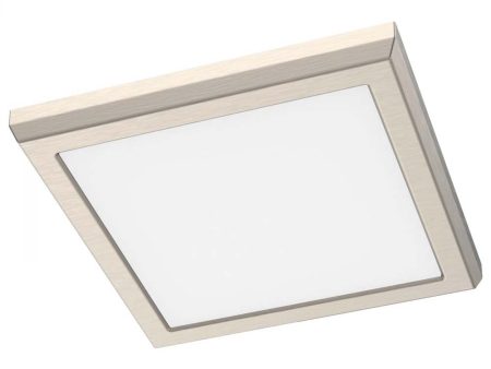 Blink Performer 10w 7-in LED Square Downlight 5CCT Tunable Brushed Nickel Finish For Discount