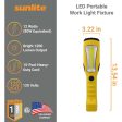 Sunlite 12w LED Yellow Portable Work Light Fixture 15F Power Cord 6200K Daylight Supply