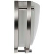 Sunlite 12w LED Half-Cylinder Wall Scone CCT Selectable Brushed Nickel Fixture on Sale