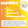 Sunlite 48-in LED Linear Strip Fixture CCT Wattage Selectable Dimmable 120-277v Cheap