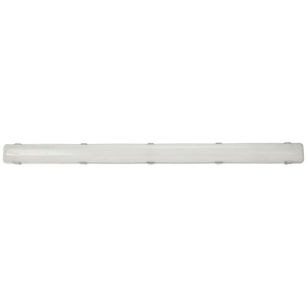 Sunlite 48-in LED Linear Vapor Proof Fixture CCT Selectable Dimmable 120-277v Hot on Sale