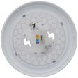 Sunlite 11-In 20w LED Mushroom Ceiling Light Fixture CCT Selectable Dimmable Online now