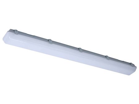 Sunlite 48-in LED Linear Vapor Proof Fixture CCT Selectable Dimmable 120-277v Hot on Sale