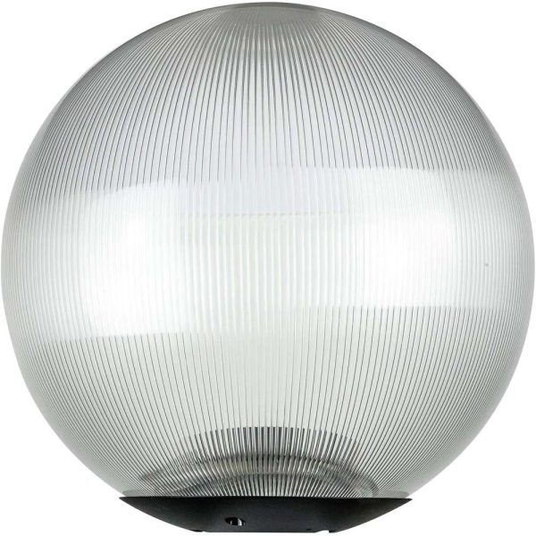 Sunlite 12-in Decorative Outdoor E26 Base Clear Globe Post Mount Fixture on Sale