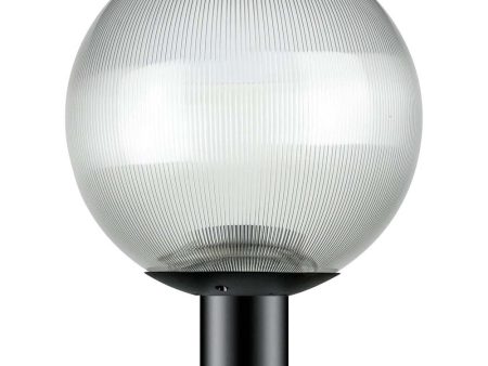 Sunlite 12-in Decorative Outdoor E26 Base Clear Globe Post Mount Fixture on Sale