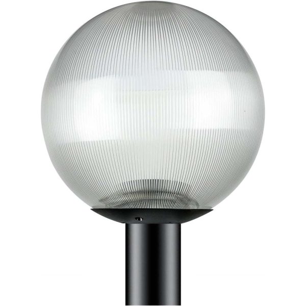 Sunlite 12-in Decorative Outdoor E26 Base Clear Globe Post Mount Fixture on Sale