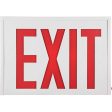 Sunlite Two Face LED Steel Exit Sign with Battery Power Back-Up 120-277V For Sale