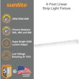 Sunlite 48-in LED Linear Strip Fixture CCT Wattage Selectable Dimmable 120-277v Cheap