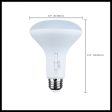 7w BR30 LED Reflector Bulb CCT Selectable Warm White to Natural Light 120v Fashion