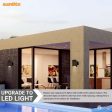 Sunlite 12w LED Square Up Or Down Wall Light Fixture CCT Selectable - 60w equiv on Sale