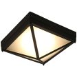 Sunlite 10-In 12w LED Pyramid Flush Mount Fixture CCT Selectable - 75w equiv Online