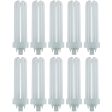 10Pk - Sunlite 42w 3500K PLD 4-Pin Triple U-Shaped Twin Tube GX24Q-4 Base Bulb Discount