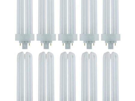 10Pk - Sunlite 42w 3500K PLD 4-Pin Triple U-Shaped Twin Tube GX24Q-4 Base Bulb Discount