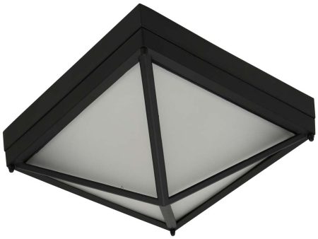 Sunlite 10-In 12w LED Pyramid Flush Mount Fixture CCT Selectable - 75w equiv Online