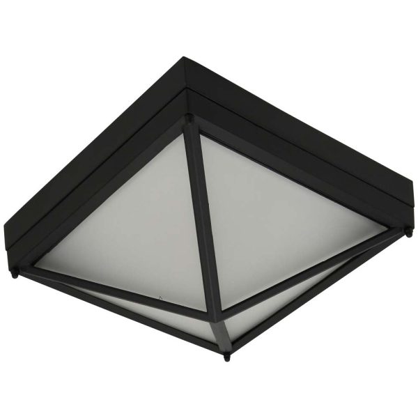 Sunlite 10-In 12w LED Pyramid Flush Mount Fixture CCT Selectable - 75w equiv Online